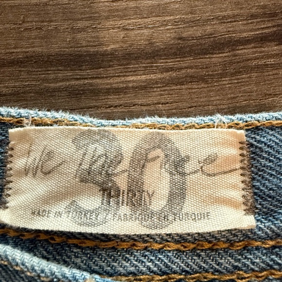 We The Free Light Blue Straight Leg Jeans - Picture 5 of 5
